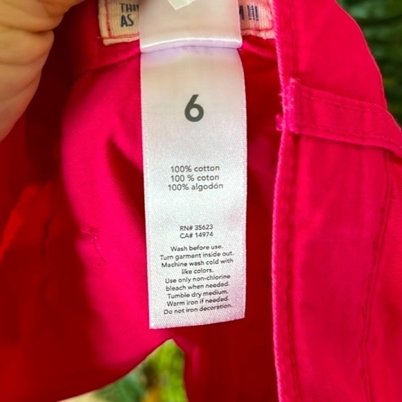 Brand New Carter’s 2-Piece Set Floral Peasant Top & Tailored Pink Shorts - Picture 14 of 16